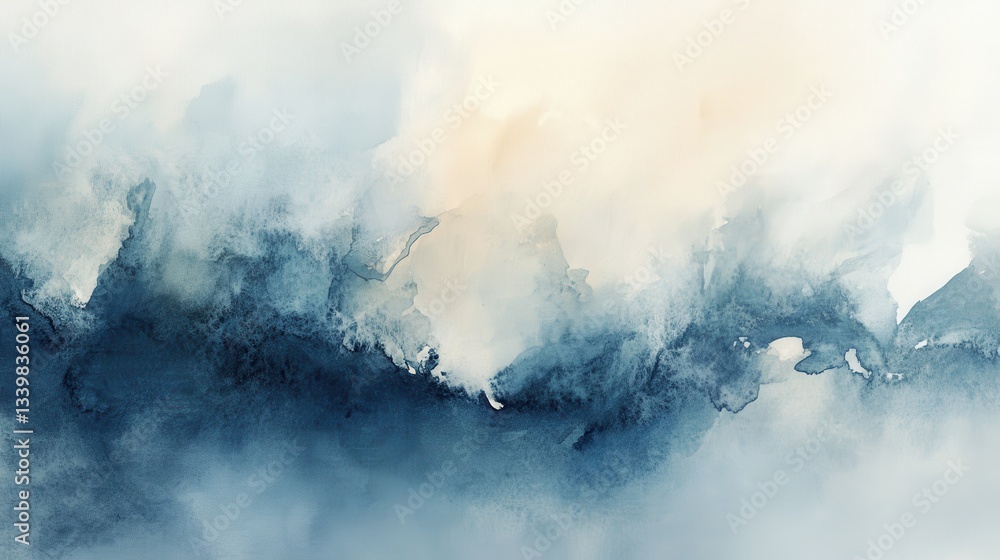 Fototapeta premium Abstract watercolor background