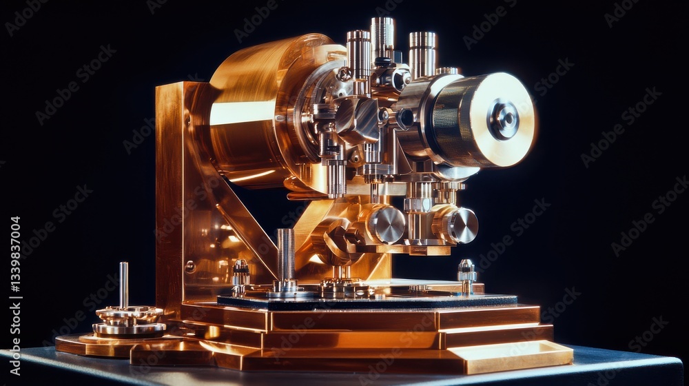 Fototapeta premium Electron Microscopes: "Discuss the capabilities of electron microscopes in imaging at the nanoscale. electron microscopes differ from optical microscopes in resolution and application