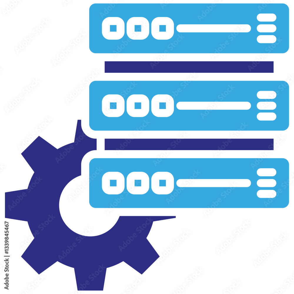 Data management icon in Glyph Dual Color Style. Simple Vector Design. Simple Vector Glyph Icon Data management icon in Glyph Dual Color Style. Simple Vector Design. Simple Vector Glyph Icon