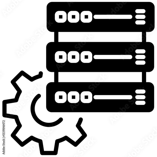 Foto Data management icon in Mix Filled Style