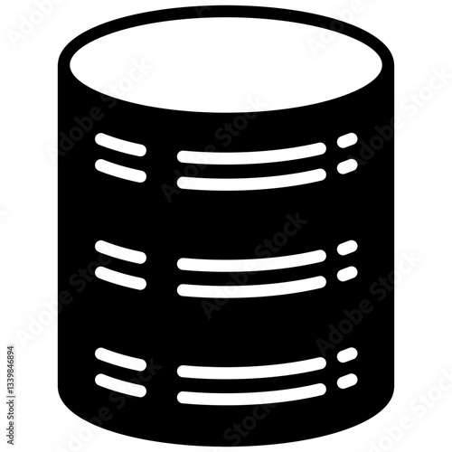 Server icon in Mix Filled Style. Simple Vector Design. Simple Vector Outline Filled Icon