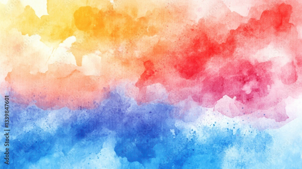 Fototapeta premium Abstract watercolor background