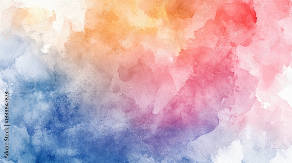Fototapeta premium Abstract watercolor background