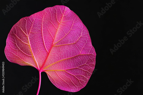 Obraz na płótnie Redbud Leaf - A heart-shaped leaf with a smooth edge, broad and vibrant green, turning yellow in fall, and appears early in spring on ornamental trees w salonie