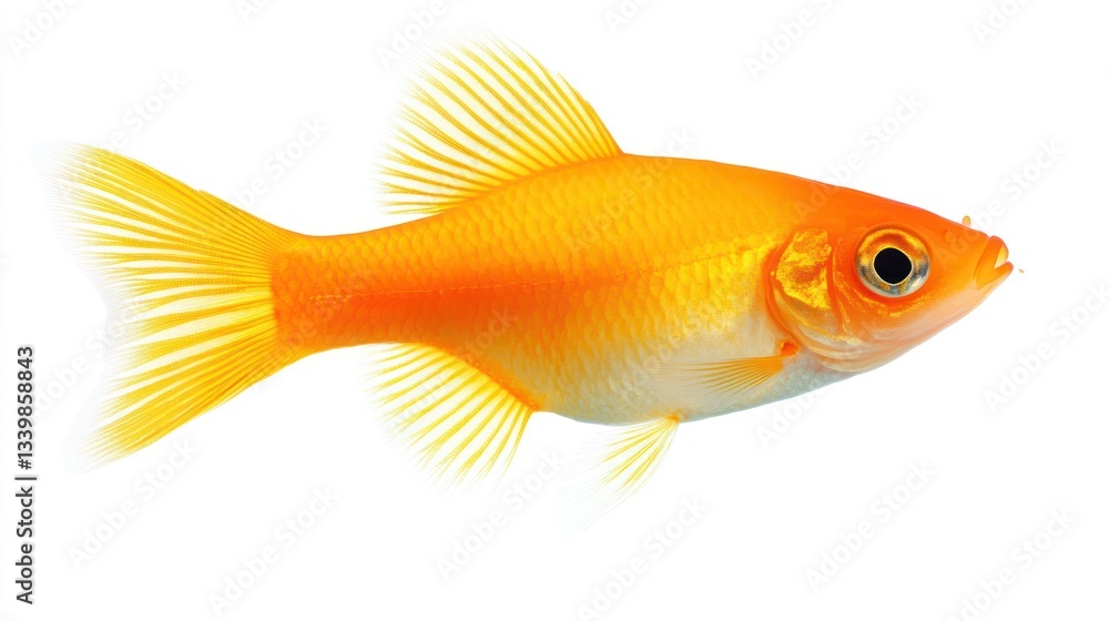 Vibrant Orange Goldfish: A Stunning Aquatic Specimen Vibrant Orange Goldfish: A Stunning Aquatic Specimen