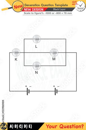2026, Physics, Physical concepts, High school, middle school, exam question template, numerical lessons, verbal lessons, Next generation problems, for teachers, editable, black layer, eps