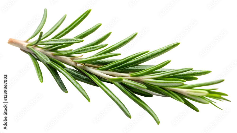 Fototapeta premium rosemary twig isolated on white