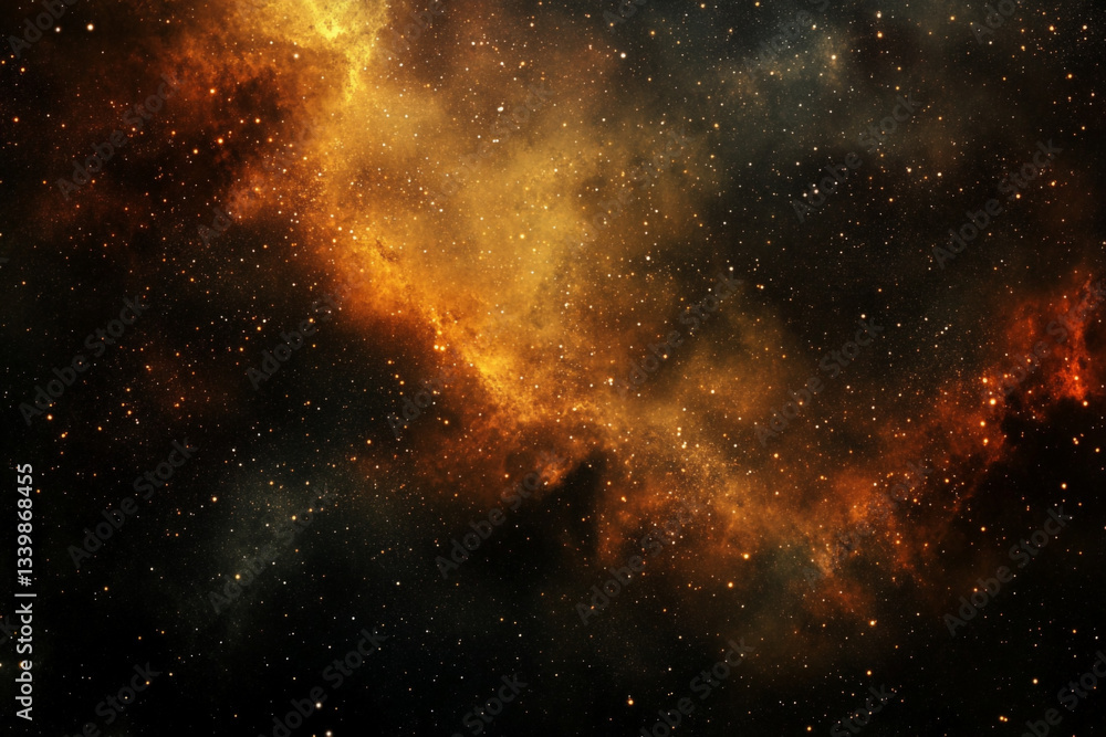 Arafed image of a galaxy with a star field in the background