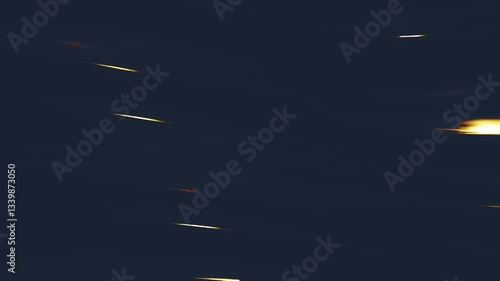 swinging golden line