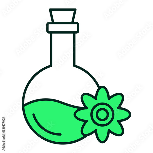 Body Soak, Scrub, or Oil Icon – Skincare Routine, Body Care, Beauty Treatment, Editable Stroke