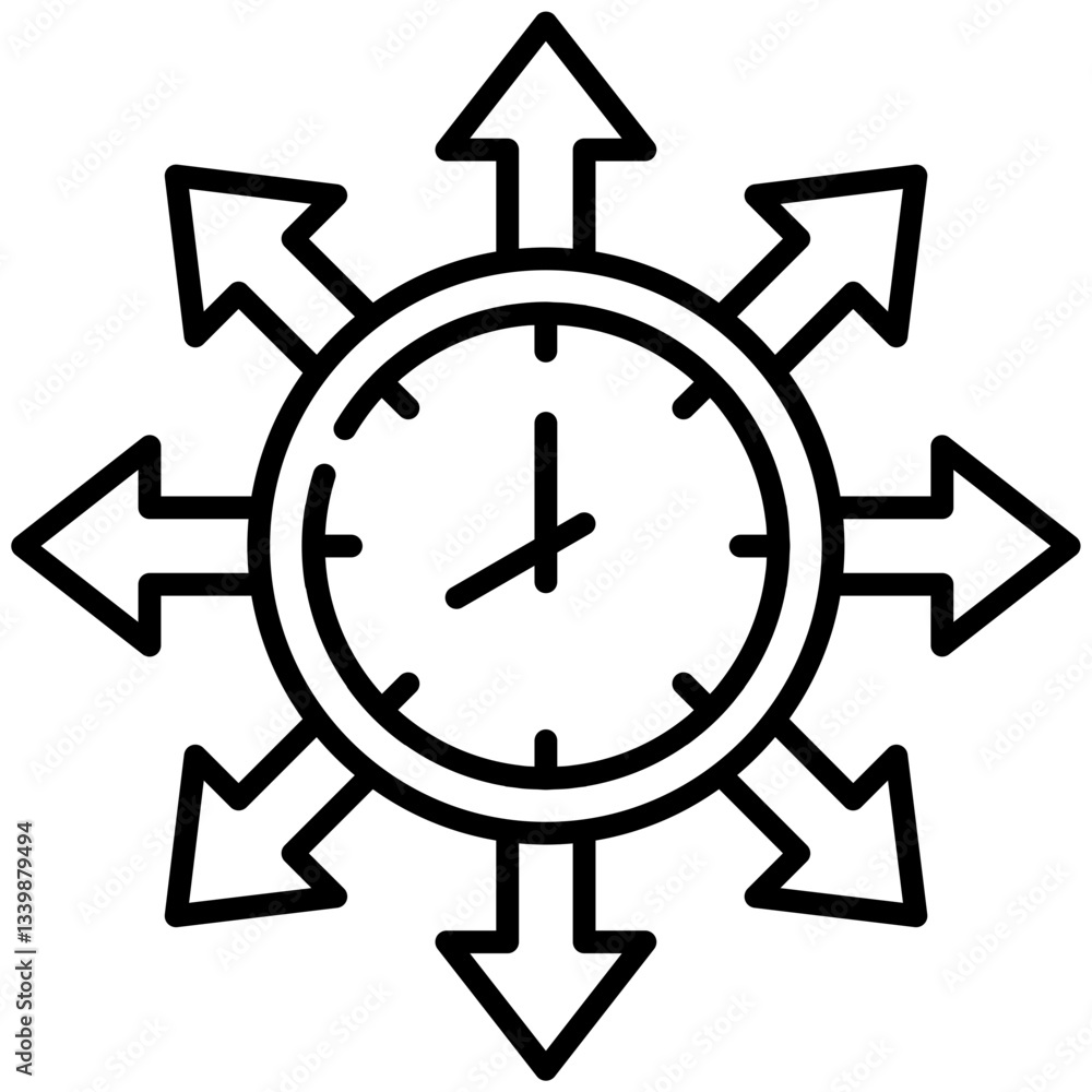 Efficiency icon for website, application, printing, document, poster design, etc Efficiency icon for website, application, printing, document, poster design, etc