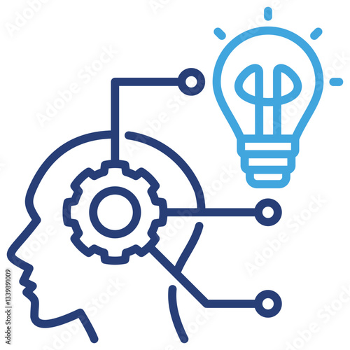 Critical Thinking Dual Tone Icon