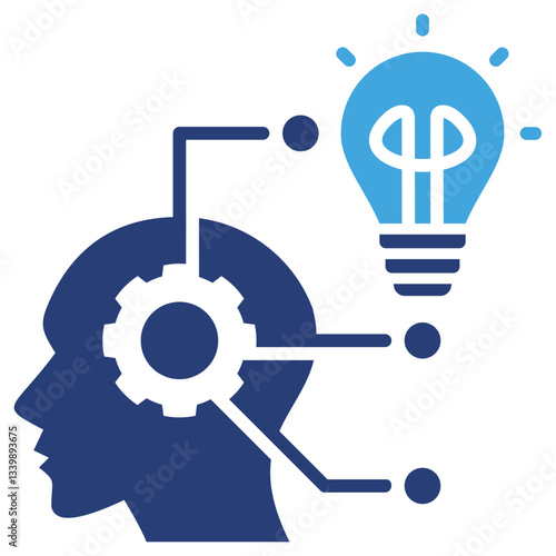 Critical Thinking Two Color Icon