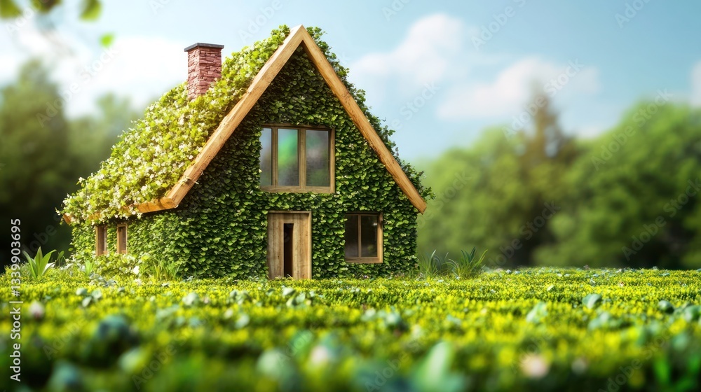 Eco-Friendly House, Green Home, Sustainable Living Eco-Friendly House, Green Home, Sustainable Living