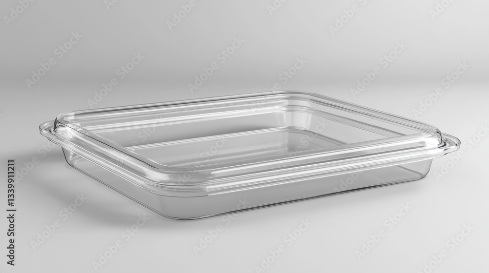 Transparent Rectangular Baking Dish for Kitchen Use with Smooth Edges Ideal for Cooking and Serving Various Dishes and Meals in Home Environment Transparent Rectangular Baking Dish for Kitchen Use with Smooth Edges Ideal for Cooking and Serving Various Dishes and Meals in Home Environment