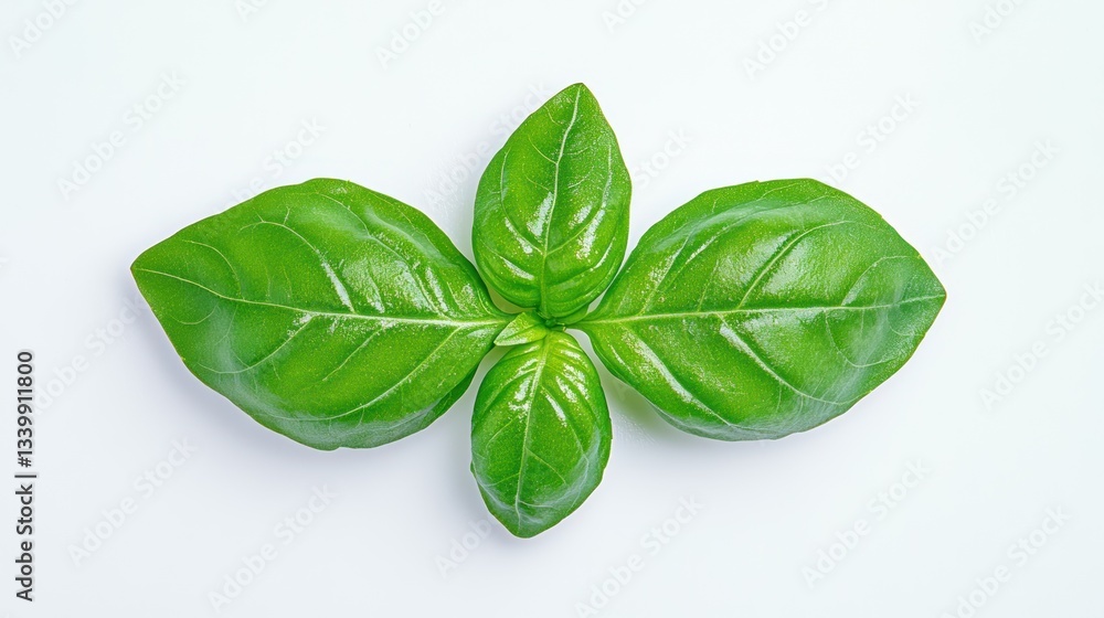Vibrant Green Basil Sprig: A Culinary Delight Vibrant Green Basil Sprig: A Culinary Delight