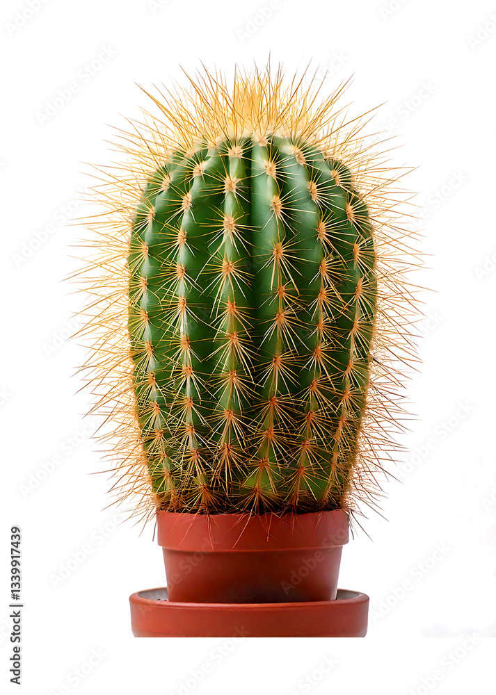 one cactus isolated on transparent background one cactus isolated on transparent background