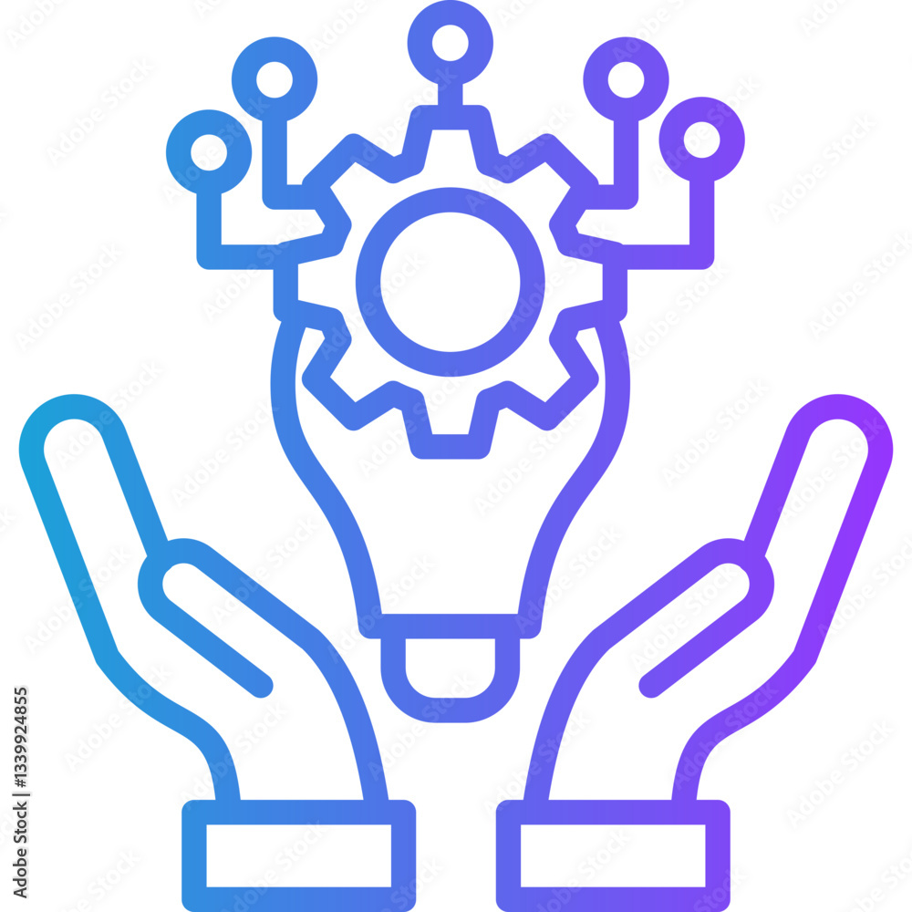 Engineering Techniques line gradient icon Engineering Techniques line gradient icon