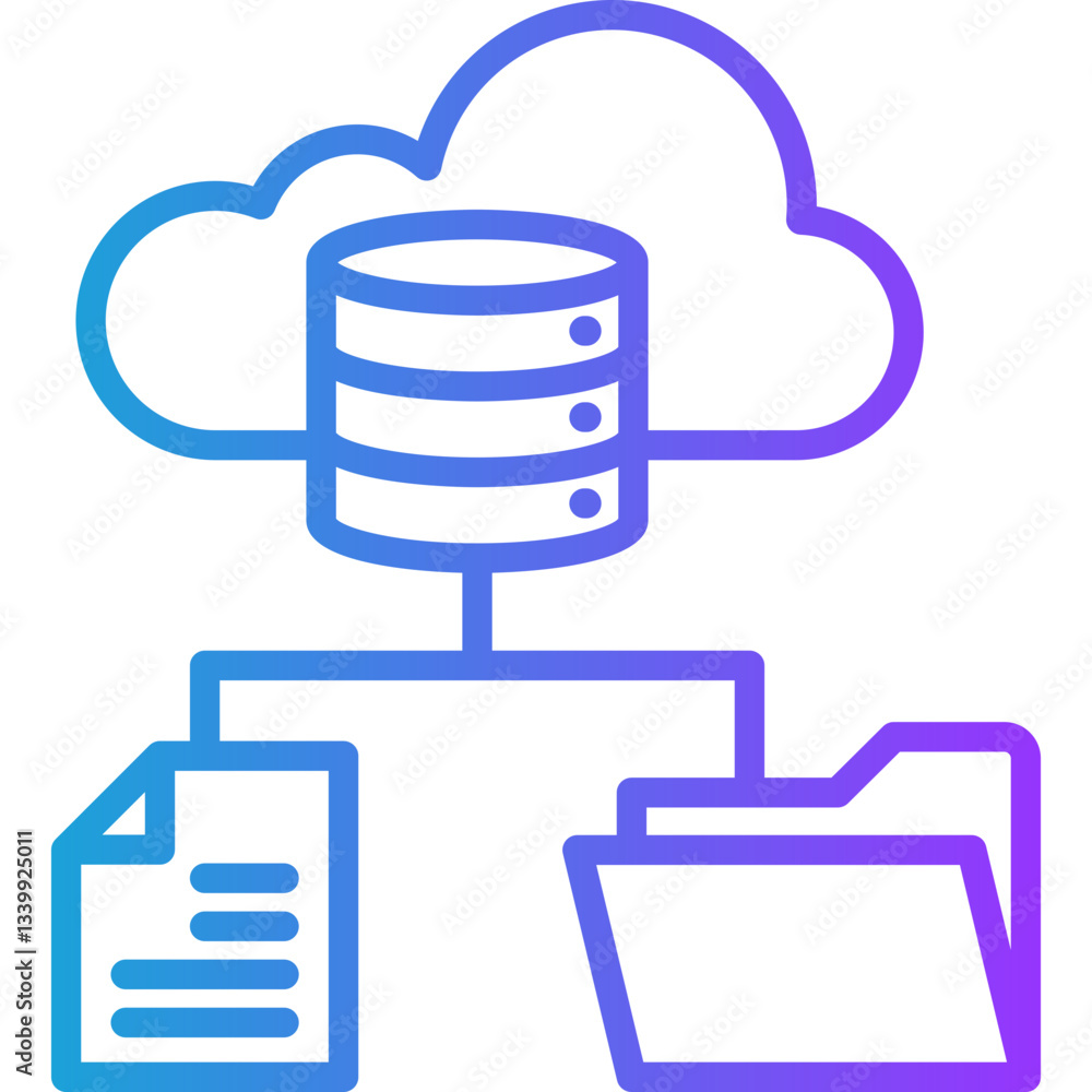 Data Structures line gradient icon Data Structures line gradient icon