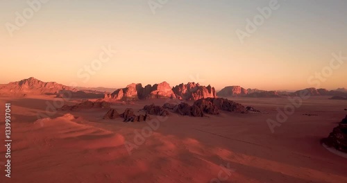 Exploring Petra by Drone: A Stunning Aerial View of Jordan’s Ancient Wonder Amidst the Vast Deser