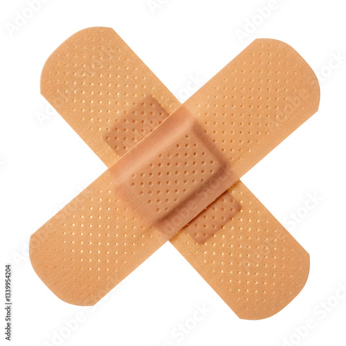 Bandaid Bandage Isolated on Transparent Background, PNG