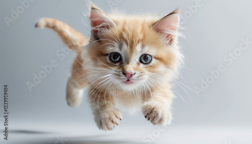 cat on white background