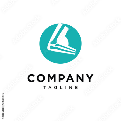 Letter O Elbow surgery Logo Icon Vector