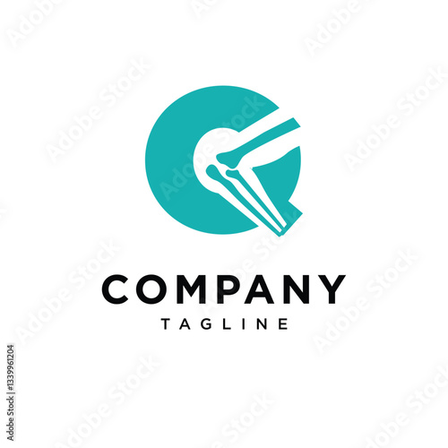 Letter Q Elbow surgery Logo Icon Vector