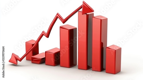 Red 3D Bar Graph Showing Growth and Increase in Business, Finance, or Market Trends Free Download Red 3D Bar Graph Showing Growth and Increase in Business, Finance, or Market Trends - GFXLoad
