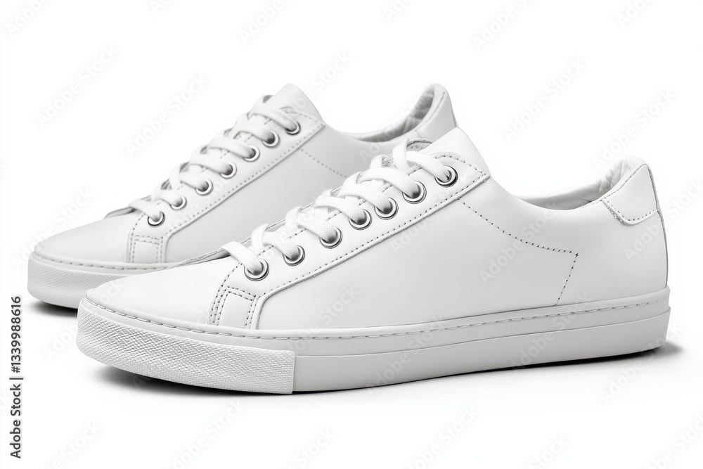 Stylish white sneakers with sleek design and comfort for all occasions Stylish white sneakers with sleek design and comfort for all occasions