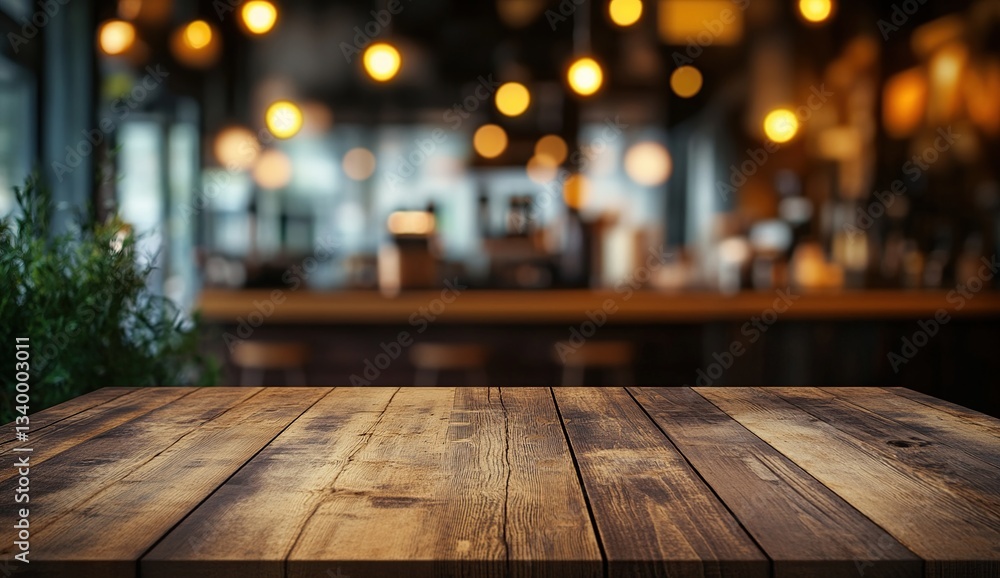 Rustic Wooden Tabletop in a Cozy Bar Setting: Warm Lighting, Inviting Atmosphere, Perfect for Relaxation, Evening Ambiance, and Casual Gatherings. Rustic Wooden Tabletop in a Cozy Bar Setting: Warm Lighting, Inviting Atmosphere, Perfect for Relaxation, Evening Ambiance, and Casual Gatherings.