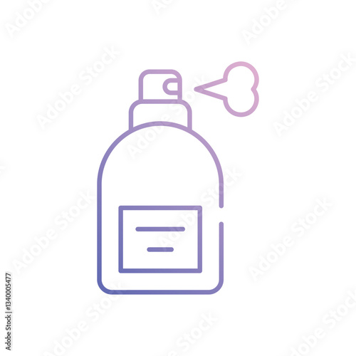 Hair Spray vector icon stock illustration