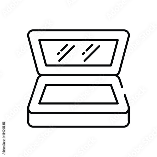 Bronzer vector icon stock illustration