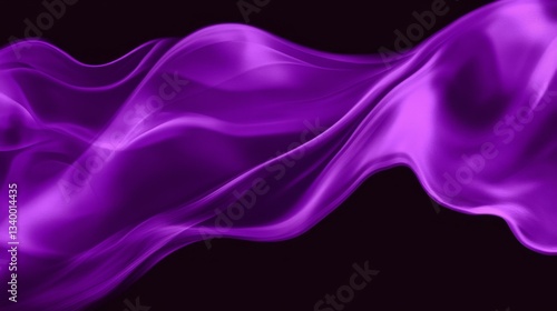 Wallpaper Mural Purple Flowing Abstract Design Torontodigital.ca