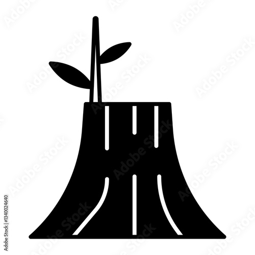 logging black icon