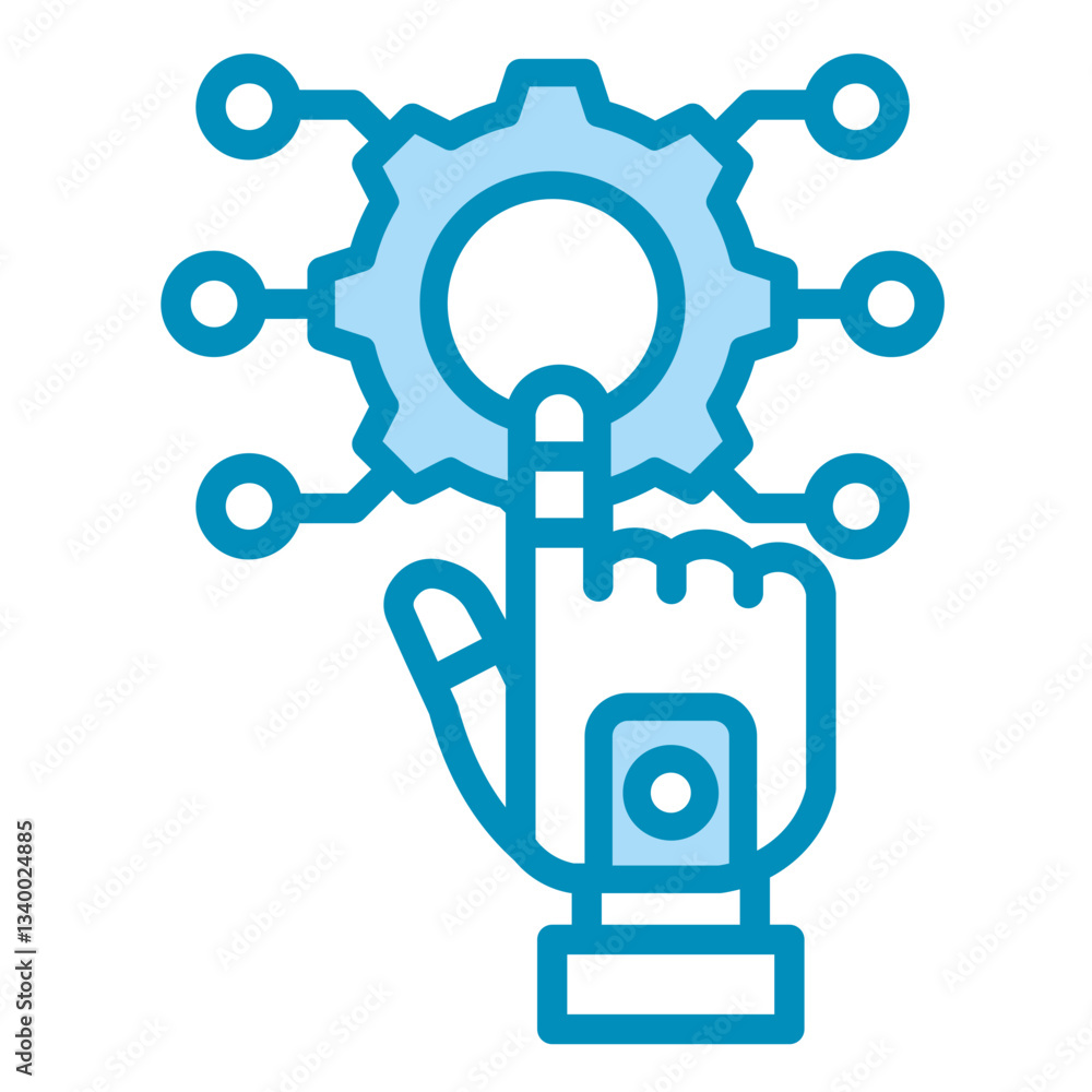 Robotic Process Automation Icon Element For Design Robotic Process Automation Icon Element For Design