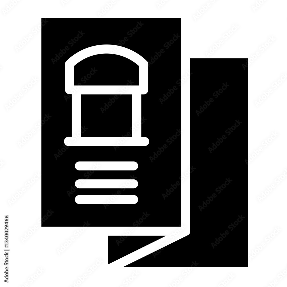 Art Gallery Culture Glyph Icon