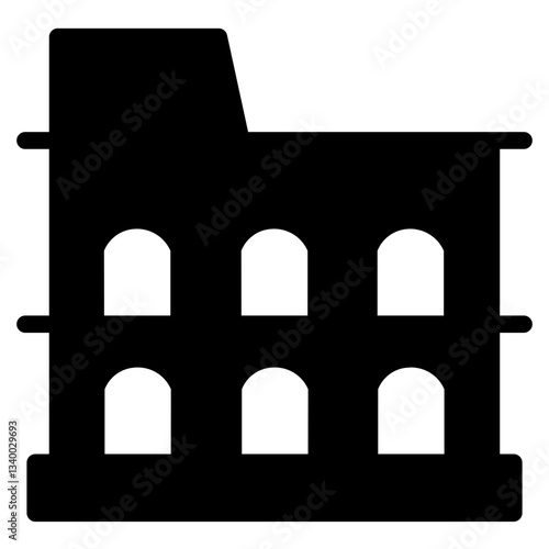 Culture Museum Artefact Glyph Icon