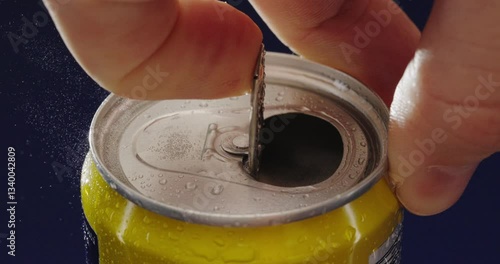 To successfully open a carbonated beverage can, one typically uses a convenient pull tab mechanism