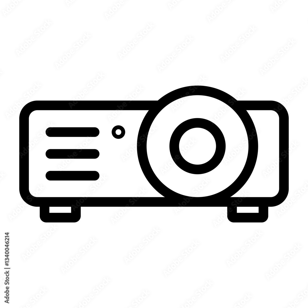 projector Line Icon projector Line Icon