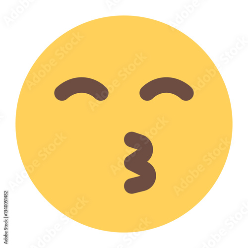 kiss icon for illustration