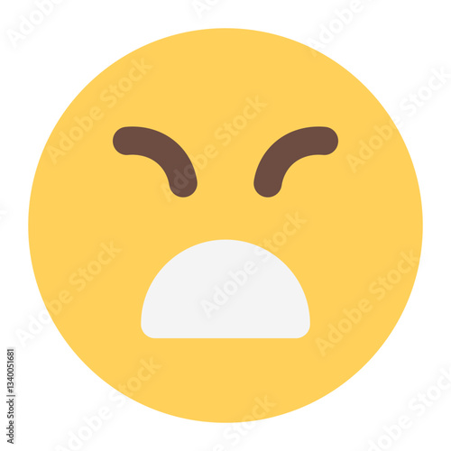 unhappy icon for illustration