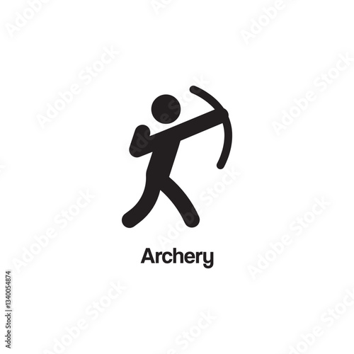 illustration of a archery person