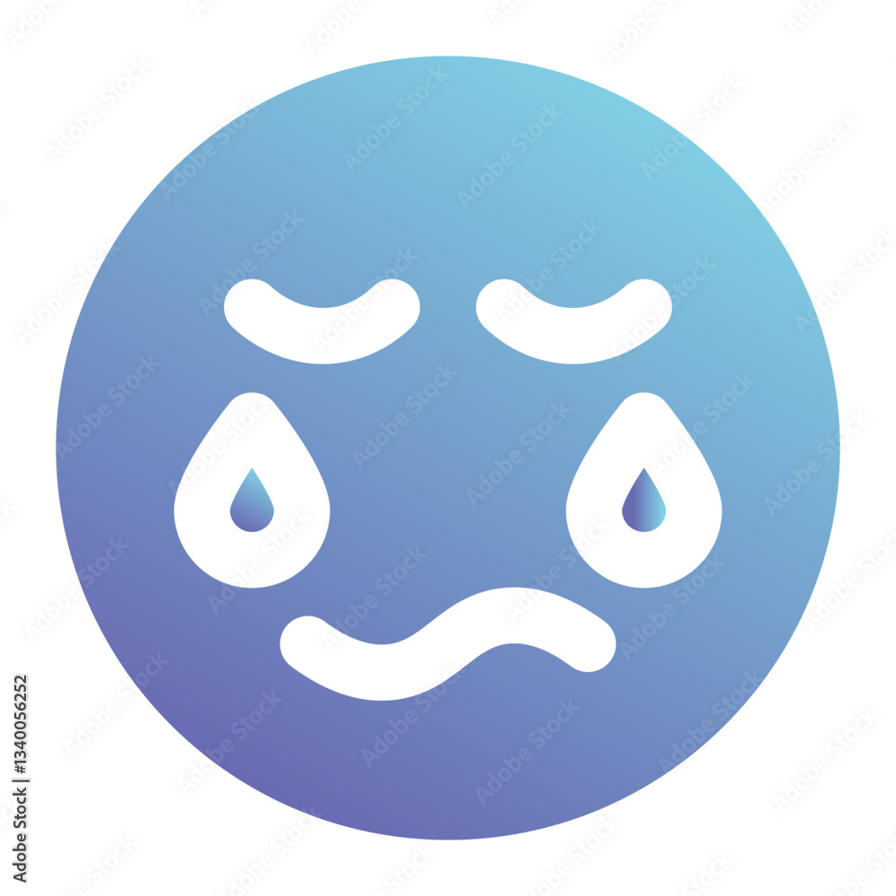 cry icon for illustration cry icon for illustration