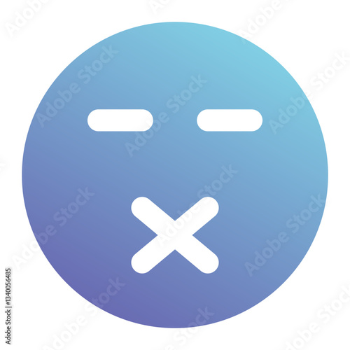 silent icon for illustration