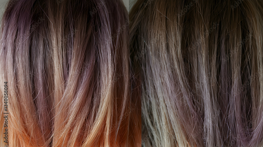 Vibrant Ombre Hair Displaying a Multi-Toned Color Gradient Vibrant Ombre Hair Displaying a Multi-Toned Color Gradient