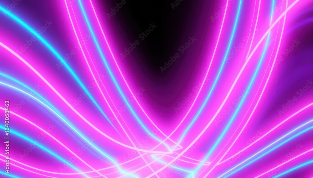 Abstract Cyber-Futuristic Design, Neon Lines, Digital Art, Virtual Environment, Eye-Catching View, Vibrant Composition Abstract Cyber-Futuristic Design, Neon Lines, Digital Art, Virtual Environment, Eye-Catching View, Vibrant Composition