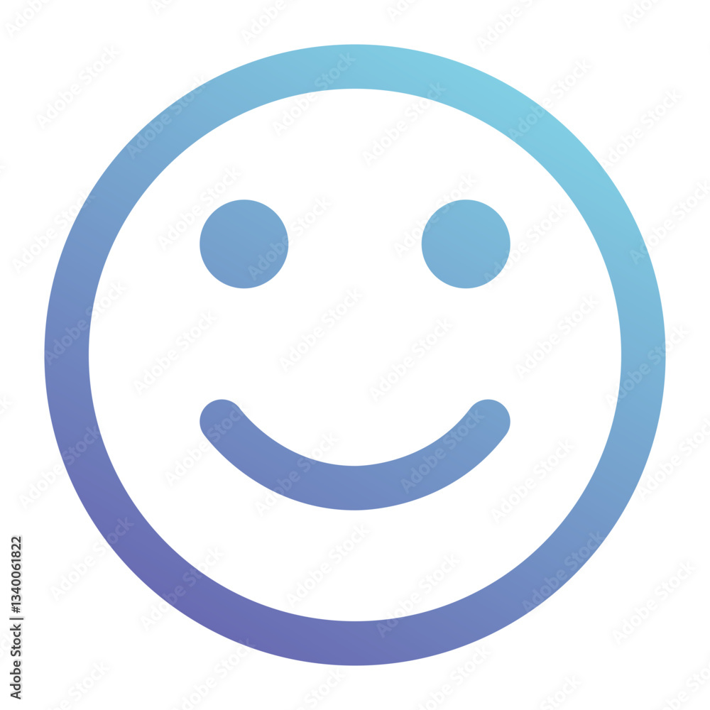 Fototapeta premium smile icon for illustration