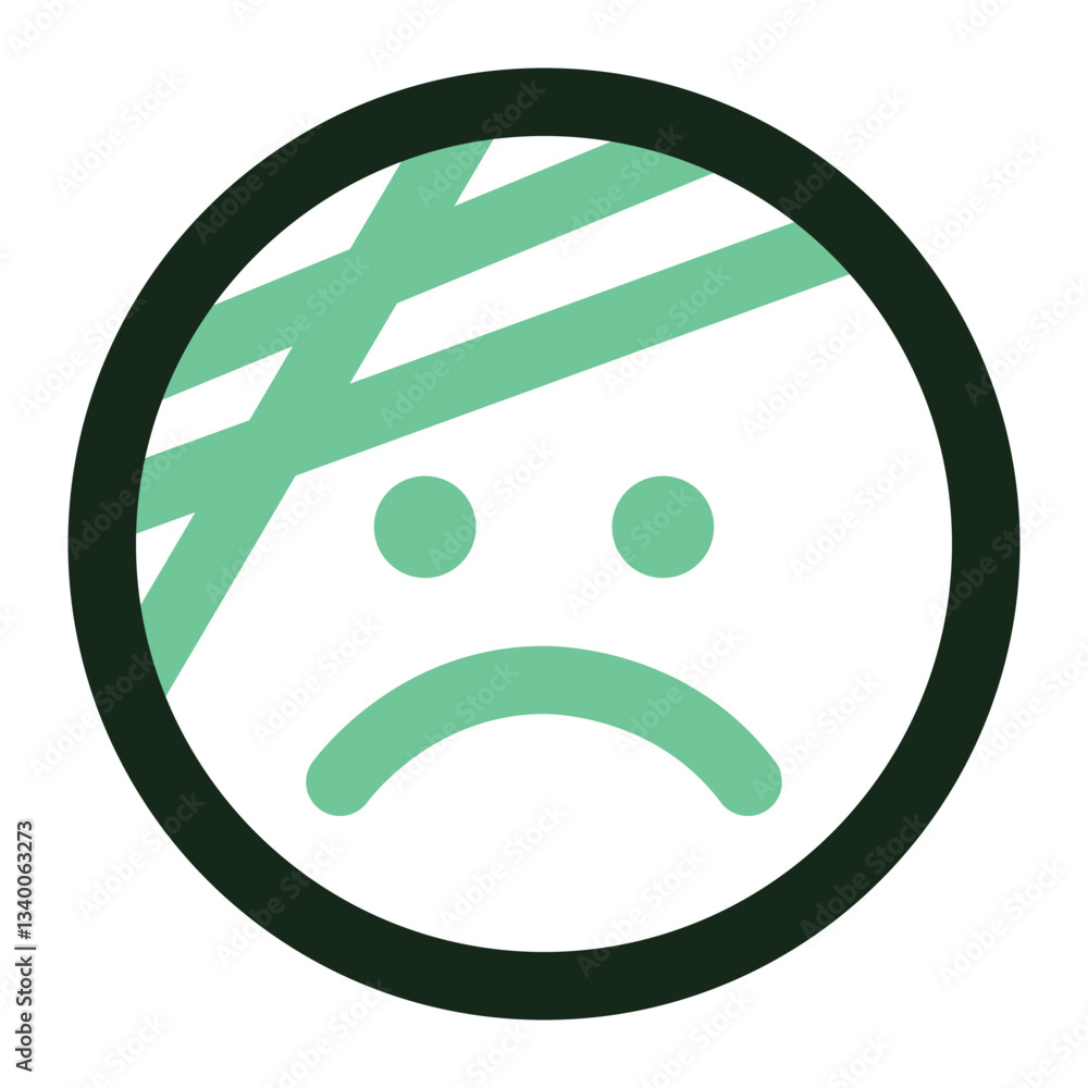 Fototapeta premium hurt icon for illustration