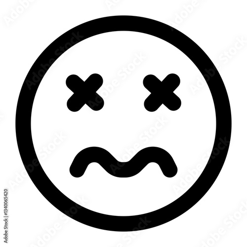 scared icon for illustration